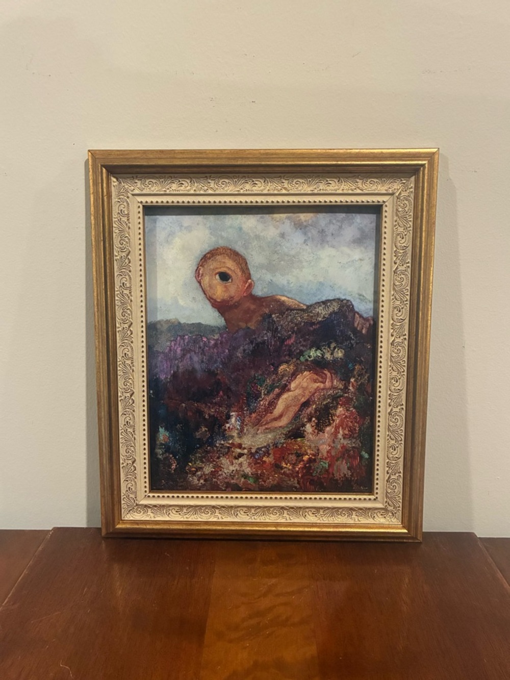 Cyclops & Galatea Odilon Redon Framed Print 11x13 Greek Mythology Wall Art